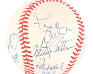 1980s KC Royals autographed baseball- multiple signatures