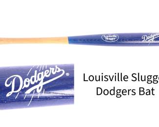 Dodgers baseball bat