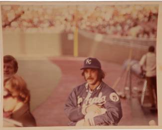 Steve Mingori autographed photo