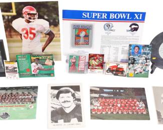 Football Memorabilia lot