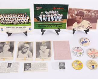 Baseball memorabilia lot