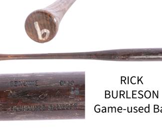 Rick Burleson game-used bat