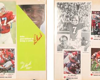 Autographed photos and flyer