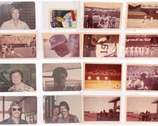 Lot of Unpublished behind the scenes photos of KC Royals 1978-81
