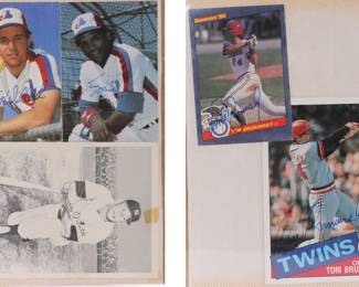 Autographed photos and cards