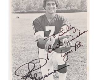 Joe Thiesman autographed photo