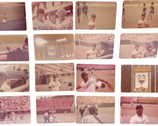 Lot of Unpublished behind the scenes photos of KC Royals 1978-81