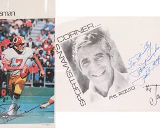 Autographed photos