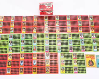 Vintage Scratch Off baseball cards