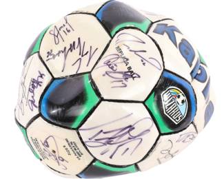 KC Wizards autographed soccer ball