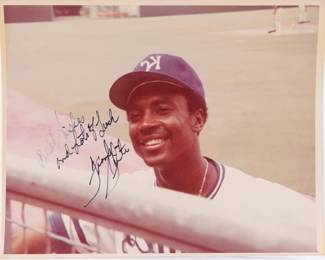 Frank White autographed photo