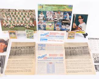 Baseball memorabilia lot
