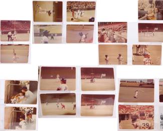 Lot of Unpublished behind the scenes photos of KC Royals 1978-81