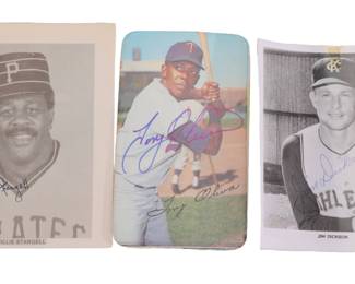 Autographed photos/ cards
