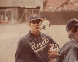 Lindy McDaniel autographed photo