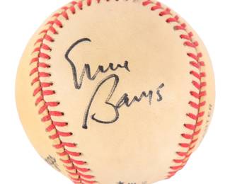 Ernie Banks autographed baseball
