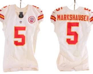Zeke Markshausen game-used jersey