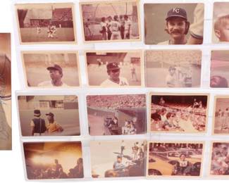 Lot of Unpublished behind the scenes photos of KC Royals 1978-81