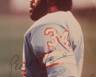 Earl Campbell autographed photo