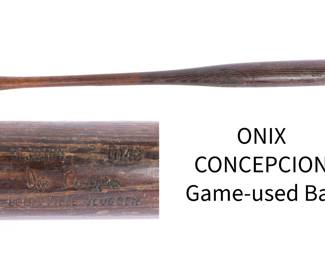 Onix Concepcion game-used baseball bat