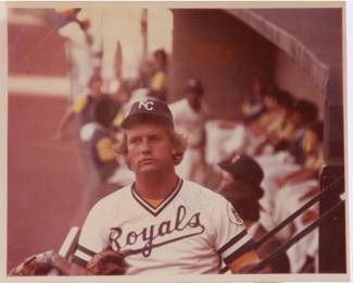 George Brett autographed photo