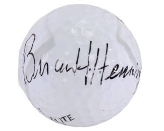 Brian Henninger autographed golf ball