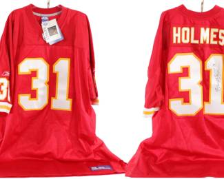 Priest Holmes autographed jersey- new with tags