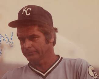 Charley Law autographed photo