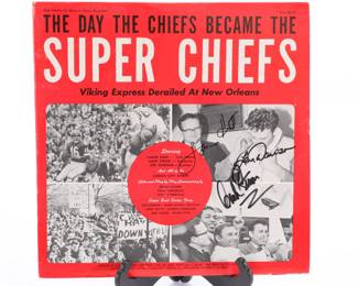 Super Chiefs record- autographed 