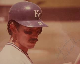 Buck Martinez autographed photo