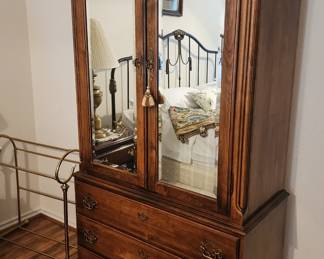 mirrored armoire