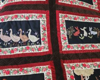 crewel wall hanging