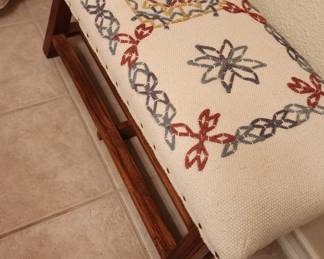 crewel bench