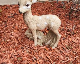 cement deer