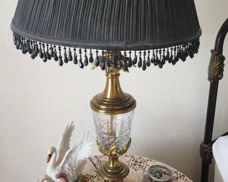 figurines and lace