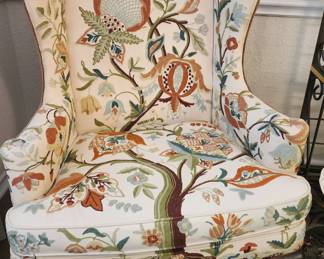Woodmark crewel chairs, we have a pair