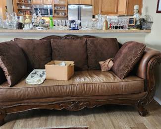 leather couch