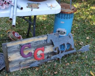 Vintage outdoor garden decor 