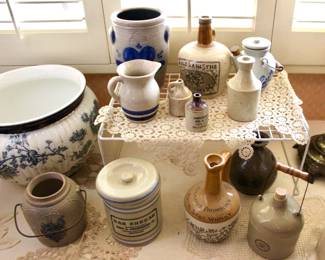 Vintage pots and collectible vases 