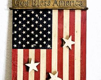 God Bless America decor 