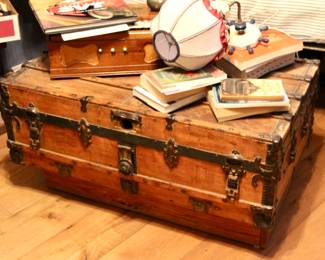 Vintage wood chest 