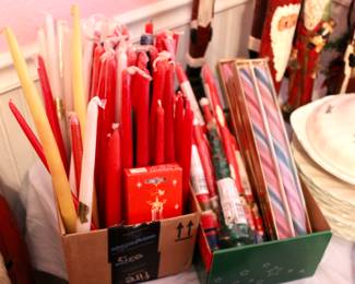 Christmas candle sticks 