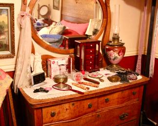 Large dresser with mirror