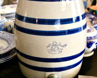 Vintage summer drink jug with spout 