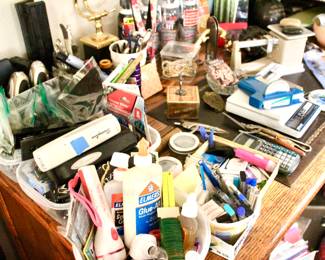 Various office and school supplies