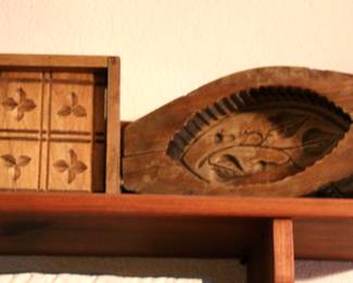 Vintage butter molds 