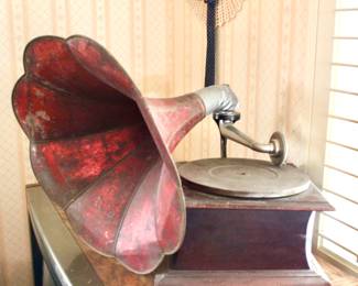 Antique gramophone