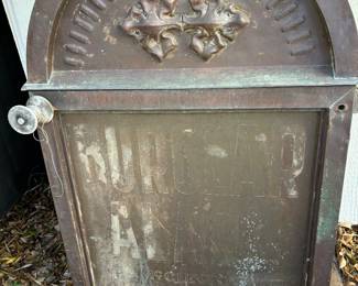 Antique burglar alarm box , O B McCormick Co., Minneapolis MN