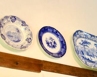 Flow blue china throughout ENTIRE house 