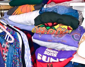 LOTS of vintage clothing 